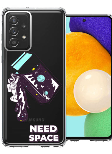 Samsung Galaxy A52 Need Space Astronaut Stars Design Double Layer Phone Case Cover