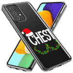 Samsung Galaxy A02 Christmas Funny Ornaments Couples Chest Nuts Hybrid Protective Phone Case Cover