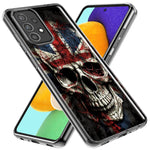 Samsung Galaxy J3 J337 British UK Flag Skull Hybrid Protective Phone Case Cover