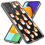 Samsung Galaxy A02S Cute Cartoon Mushroom Ghost Characters Hybrid Protective Phone Case Cover