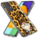 Samsung Galaxy A54 Gnome Sunflower Leopard Hybrid Protective Phone Case Cover