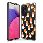 Samsung Galaxy A22 5G Cute Cartoon Mushroom Ghost Characters Hybrid Protective Phone Case Cover