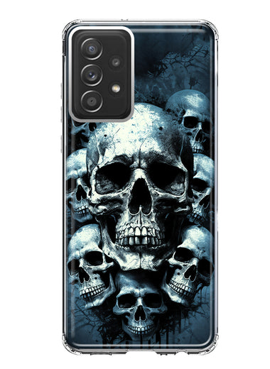 Samsung Galaxy A52 Graveyard Death Dream Skulls Double Layer Phone Case Cover