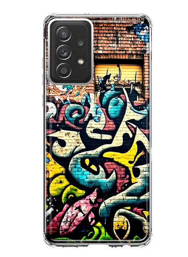 Samsung Galaxy A32 5G Urban Graffiti Wall Art Painting Hybrid Protective Phone Case Cover