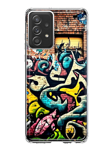 Samsung Galaxy A52 Urban Graffiti Wall Art Painting Hybrid Protective Phone Case Cover