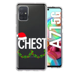 Samsung Galaxy A71 5G Christmas Funny Ornaments Couples Chest Nuts Hybrid Protective Phone Case Cover
