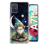 Samsung Galaxy A71 4G Stars Moon Starry Night Space Gnome Hybrid Protective Phone Case Cover
