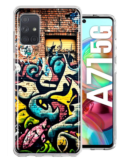 Samsung Galaxy A71 5G Urban Graffiti Wall Art Painting Hybrid Protective Phone Case Cover