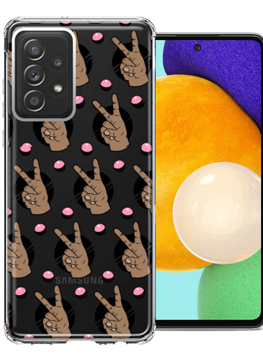 Samsung Galaxy A72 Peace for All Design Double Layer Phone Case Cover