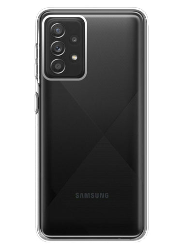 Samsung Galaxy A72 Clear Shockproof Heavy Duty Double Layer Dual Hybrid Protective Phone Case Cover