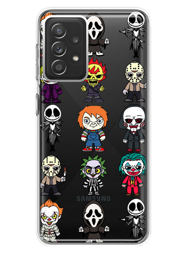 Samsung Galaxy A72 Cute Classic Halloween Spooky Cartoon Characters Hybrid Protective Phone Case Cover