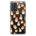 Samsung Galaxy A72 Cute Cartoon Mushroom Ghost Characters Hybrid Protective Phone Case Cover