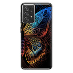 Samsung Galaxy A72 Mandala Geometry Abstract Butterfly Pattern Hybrid Protective Phone Case Cover