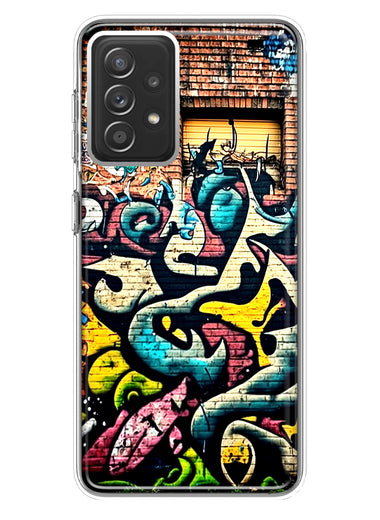 Samsung Galaxy A72 Urban Graffiti Wall Art Painting Hybrid Protective Phone Case Cover