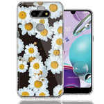 LG Aristo 5/K31/Fortune 3 Cute Daisy Flower Design Double Layer Phone Case Cover
