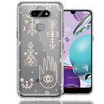 LG Aristo 5/K31/Fortune 3 Hamsa Amulet Design Double Layer Phone Case Cover