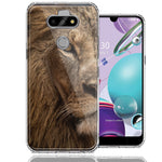LG Aristo 5/K31/Fortune 3 Lion Face Nosed Design Double Layer Phone Case Cover