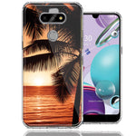 LG Aristo 5/K31/Fortune 3 Paradise Sunset Design Double Layer Phone Case Cover