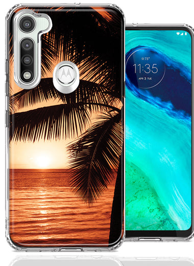 Motorola Moto G Fast Paradise Sunset Design Double Layer Phone Case Cover