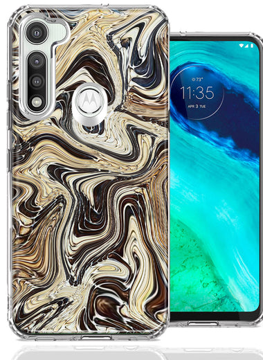 Motorola Moto G Fast Snake Abstract Design Double Layer Phone Case Cover