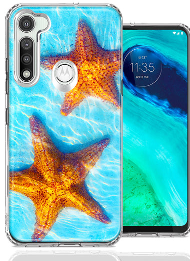 Motorola Moto G Fast Ocean Starfish Design Double Layer Phone Case Cover