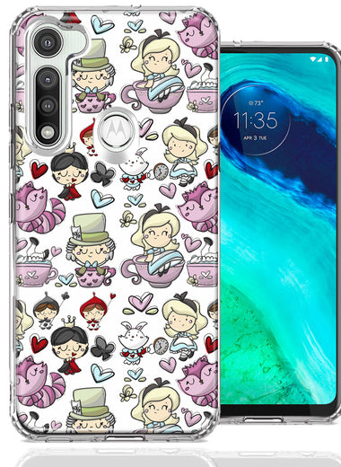 Motorola Moto G Fast Wonderland Design Double Layer Phone Case Cover