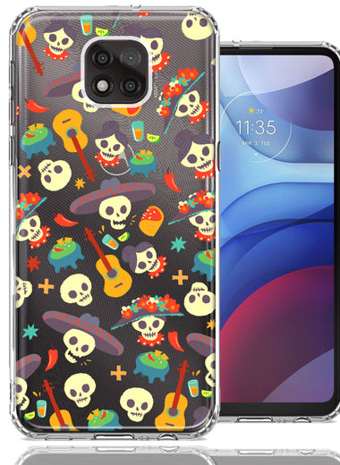 Motorola Moto G Power 2021 Day of the Dead Design Double Layer Phone Case Cover