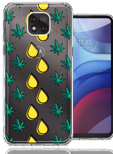 Motorola Moto G Power 2021 Medicinal Drip Design Double Layer Phone Case Cover