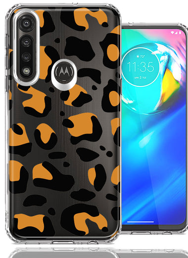 Motorola Moto G Power Classic Animal Wild Leopard Jaguar Print Double Layer Phone Case Cover