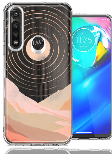 Motorola Moto G Power Desert Mountains Design Double Layer Phone Case Cover