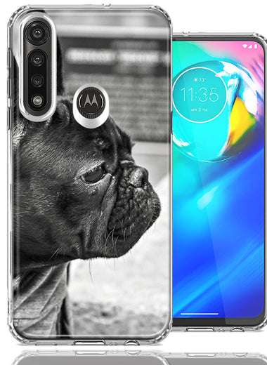 Motorola G Power French Bulldog Design Double Layer Phone Case Cover