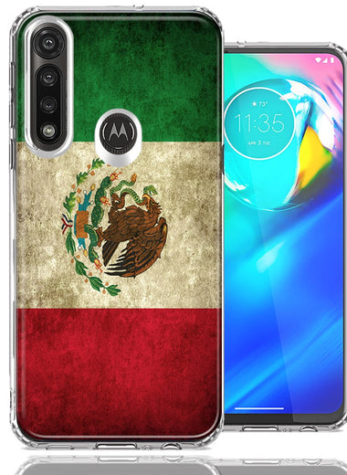 Motorola Moto G Power Mexico Flag Design Double Layer Phone Case Cover