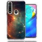 Motorola G Power Nebula Design Double Layer Phone Case Cover