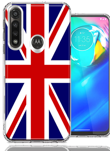 Motorola G Power UK England British Flag Design Double Layer Phone Case Cover