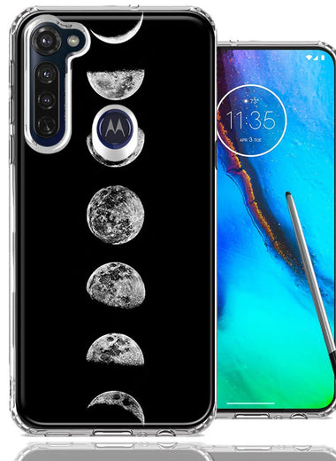 Motorola Moto G stylus Moon Transitions Design Double Layer Phone Case Cover
