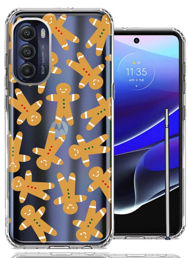 Motorola Moto G Stylus 4G 2022 Christmas Gingerbread Traditional Holiday Cookies By BillyElleCo Double Layer Phone Case Cover