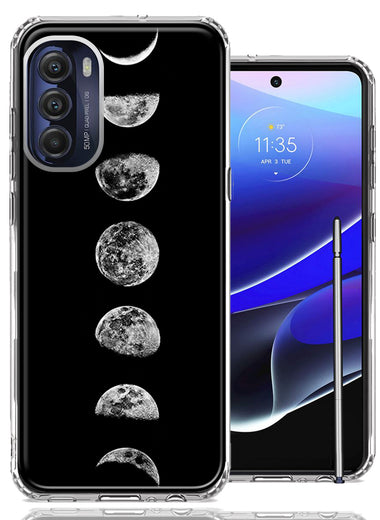 Motorola Moto G Stylus 5G 2022 Moon Transitions Double Layer Phone Case Cover