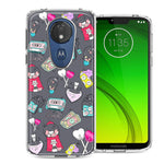 Motorola E5 Plus/G7 Power Valentine's Day Candy Feels like Love Hearts Double Layer Phone Case Cover