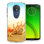 Motorola Moto G7 Power SUPRA Beach Shell Design Double Layer Phone Case Cover