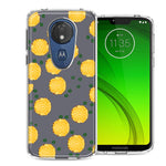 Motorola E5 Plus/G7 Power Tropical Pineapples Polkadots Design Double Layer Phone Case Cover