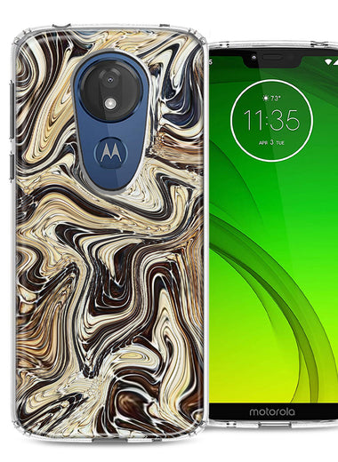 Motorola Moto G7 Power SUPRA Snake Abstract Design Double Layer Phone Case Cover