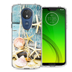 Motorola Moto G7 Power SUPRA Starfish Net Design Double Layer Phone Case Cover