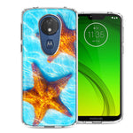 Motorola Moto G7 Power SUPRA Ocean Starfish Design Double Layer Phone Case Cover