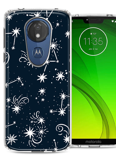 Motorola Moto G7 Power SUPRA Stargazing Design Double Layer Phone Case Cover