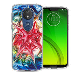 Motorola Moto G7 Power SUPRA Tie Dye Abstract Design Double Layer Phone Case Cover
