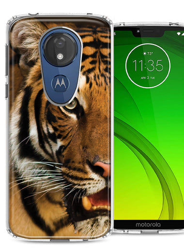 Motorola Moto G7 Power SUPRA Tiger Face Design Double Layer Phone Case Cover