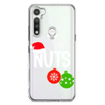 Motorola Moto G Fast Christmas Funny Couples Chest Nuts Ornaments Hybrid Protective Phone Case Cover