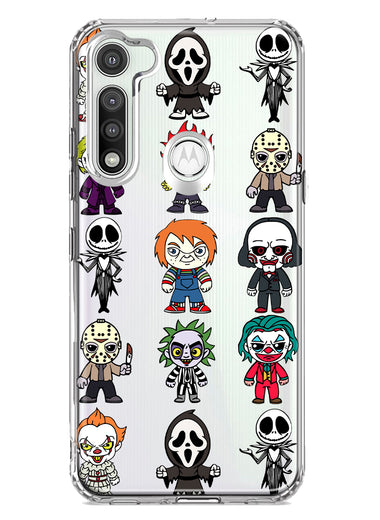 Motorola Moto G Fast Cute Classic Halloween Spooky Cartoon Characters Hybrid Protective Phone Case Cover