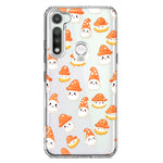 Motorola Moto G Fast Cute Cartoon Mushroom Ghost Characters Hybrid Protective Phone Case Cover