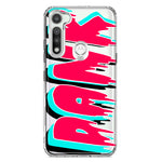 Motorola Moto G Fast Teal Pink Clear Funny Text Quote Dank Hybrid Protective Phone Case Cover